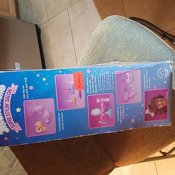 Vintage 1992 Magic Trolls Super Stylin' Salon Playset Applause New Multicolor - Picture 3 of 4